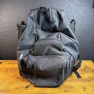 Demarini Black Laptop Backpack Bag Travel School Work Gear Organizer Hook